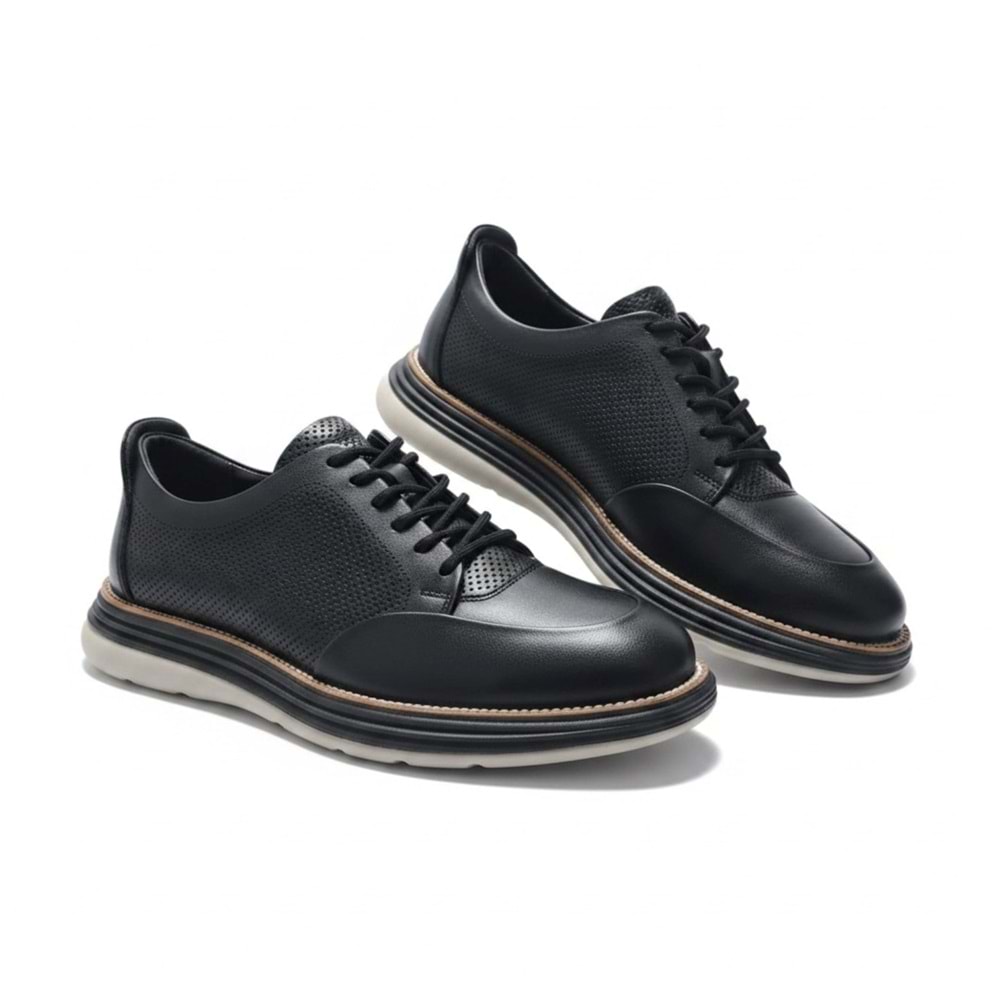 Erkek Deri Günlük Ayakkabı Ultra Eva 5043 - Siyah - 41