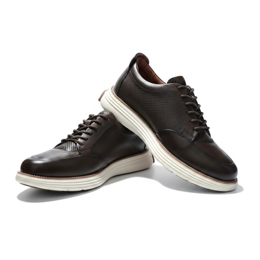 Erkek Deri Günlük Ayakkabı Ultra Eva K-5043 - Kahve - 41