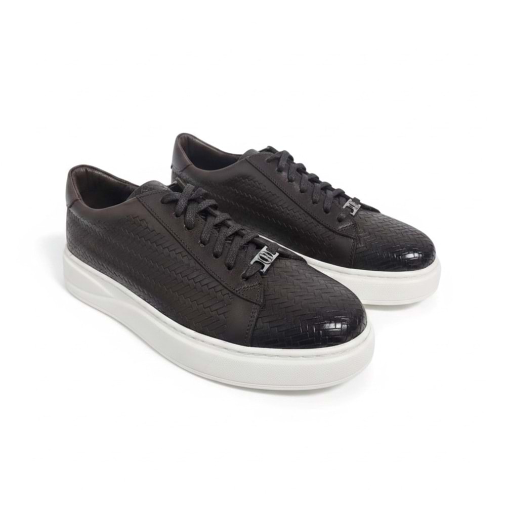 Nordhan Erkek Deri Günlük Rahat Ayakkabı 16331 - Kahve - 41