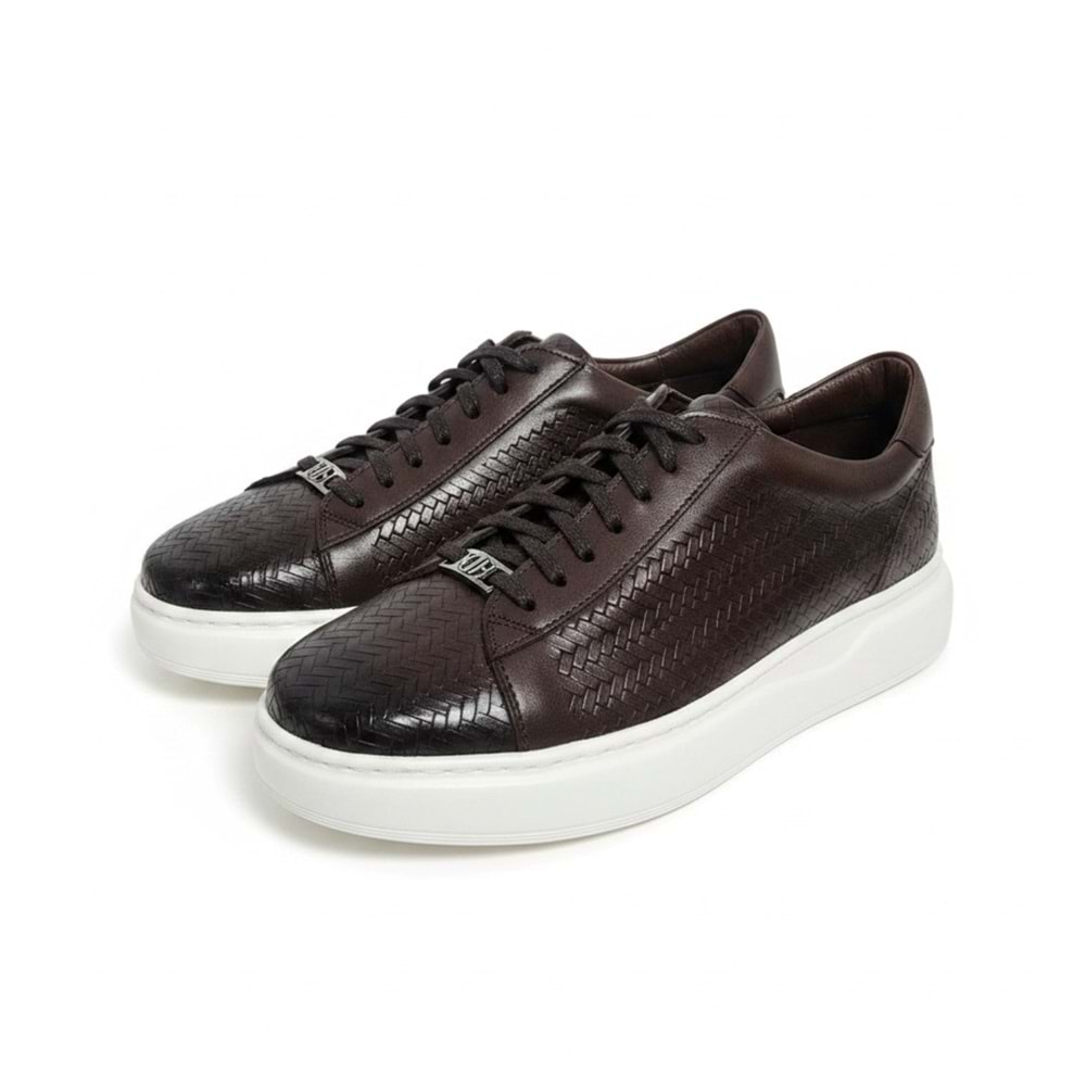 Nordhan Erkek Deri Günlük Rahat Ayakkabı 16331 - Kahve - 41