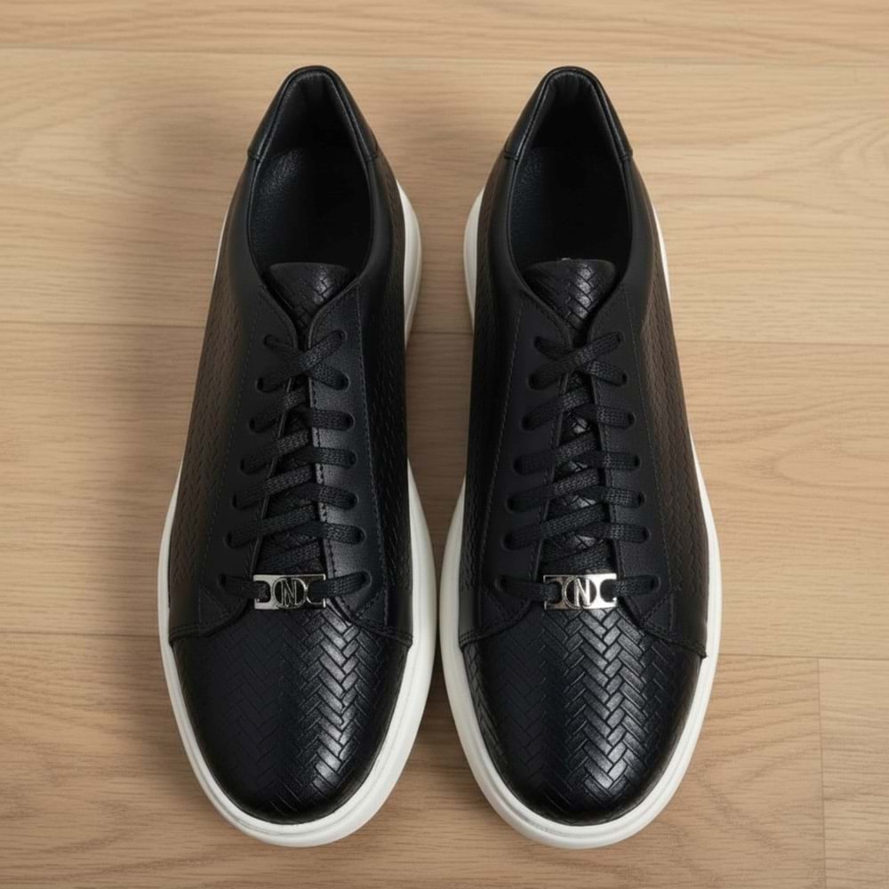 Nordhan Erkek Deri Günlük Rahat Ayakkabı 16330 - Siyah - 41