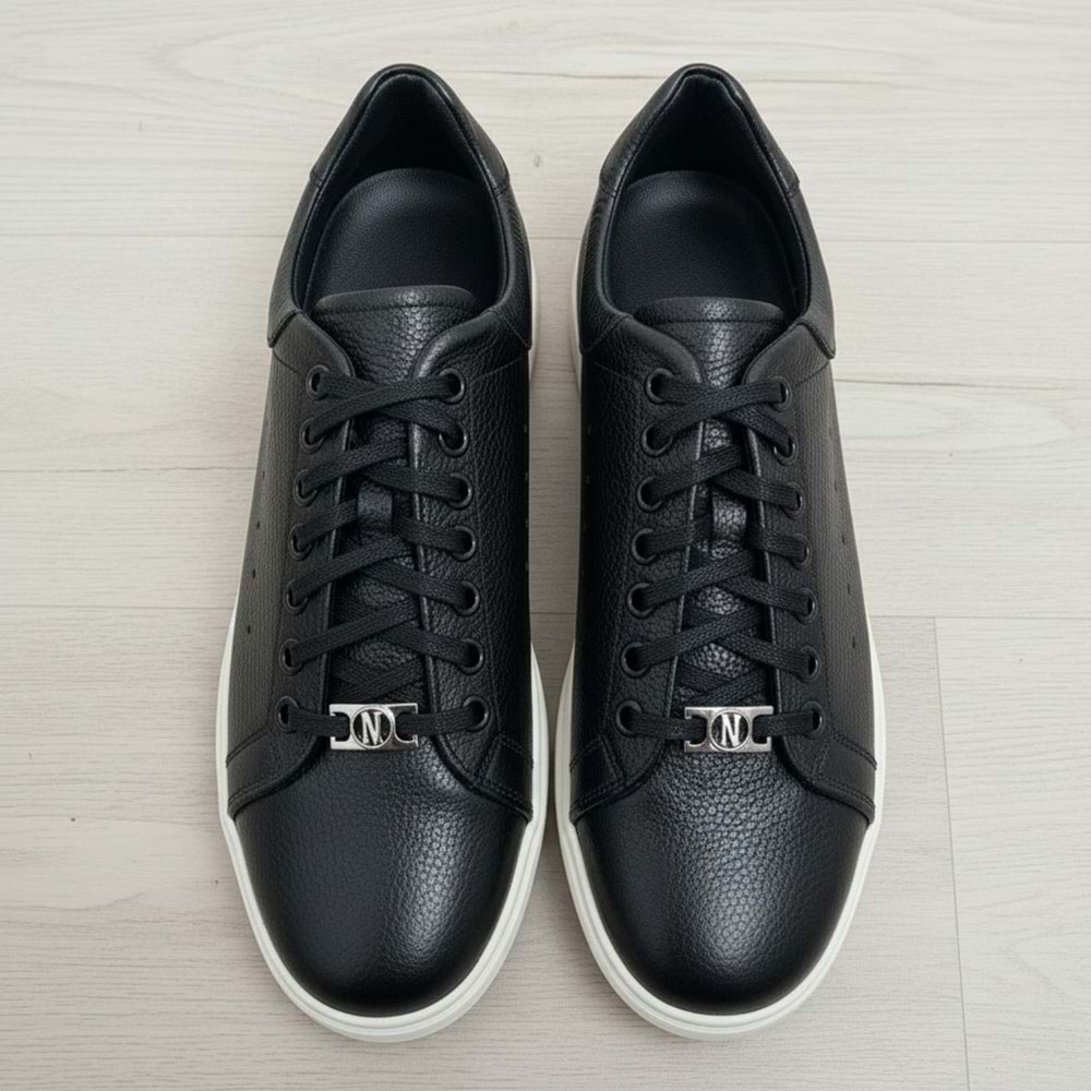 Nordhan Erkek Deri Günlük Rahat Ayakkabı 16400 - Siyah - 41