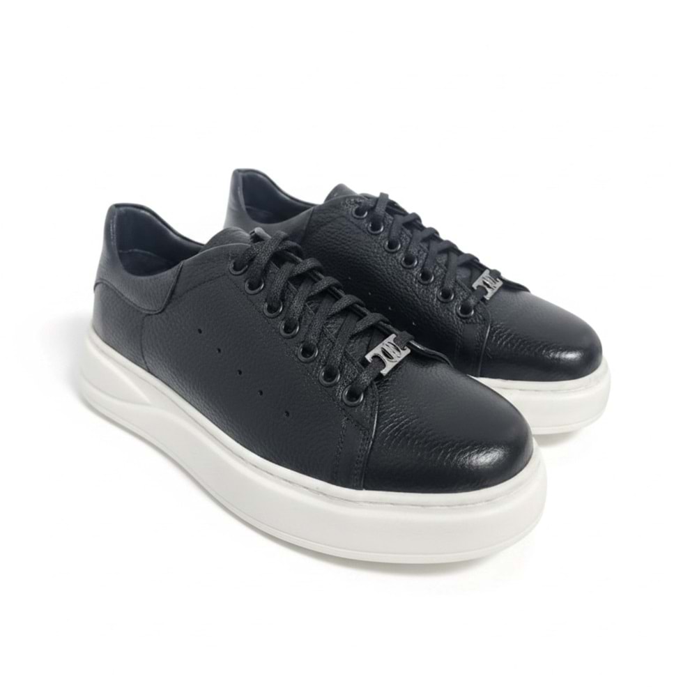 Nordhan Erkek Deri Günlük Rahat Ayakkabı 16400 - Siyah - 41