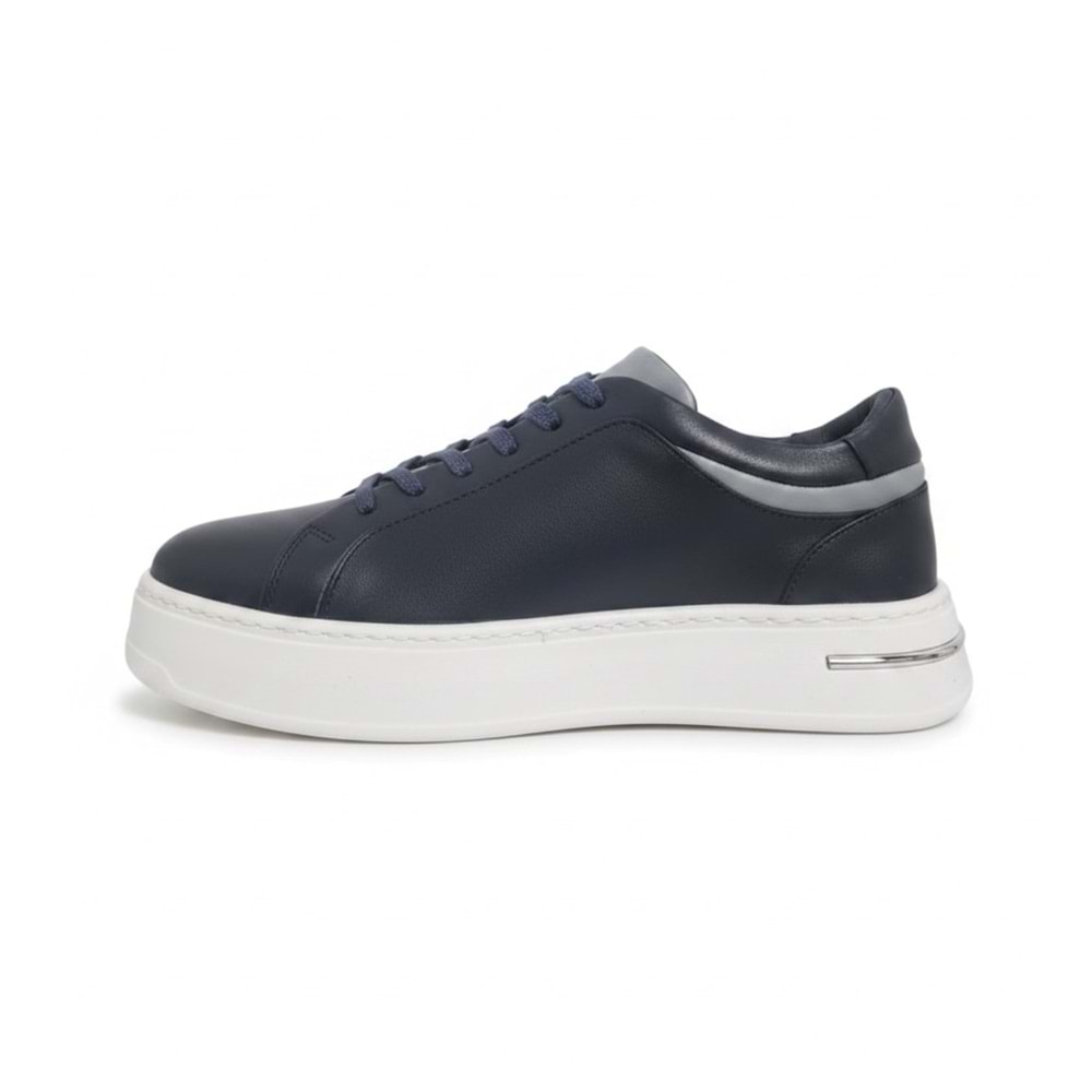 Erkek Deri Casual Ayakkabı 26031 - Lacivert - 40