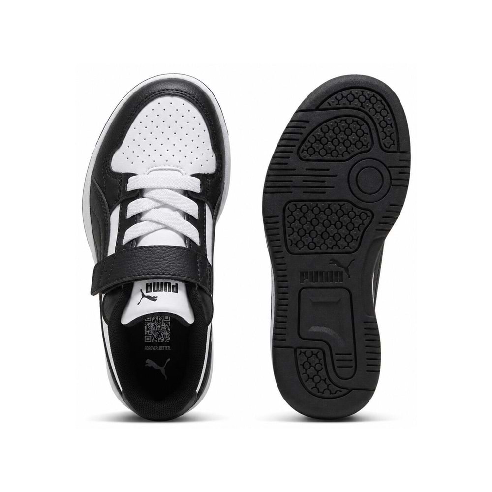 Puma Reb-L AC+ Çocuk Spor Ayakkabı 39899501 - Siyah-Beyaz - 28