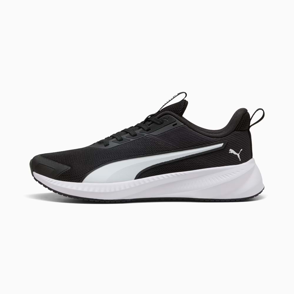 Puma Flyer Lite 4 Unisex Spor Ayakkabı 313499 01 - Siyah-Beyaz - 40
