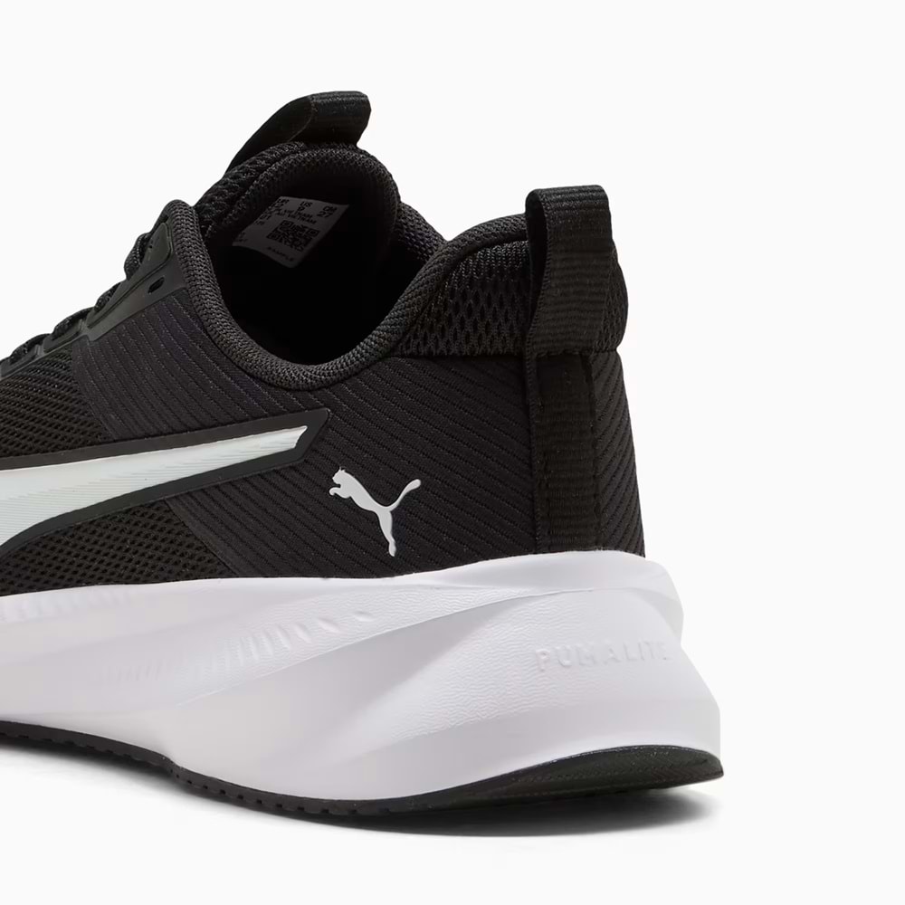 Puma Flyer Lite 4 Unisex Spor Ayakkabı 313499 01 - Siyah-Beyaz - 40