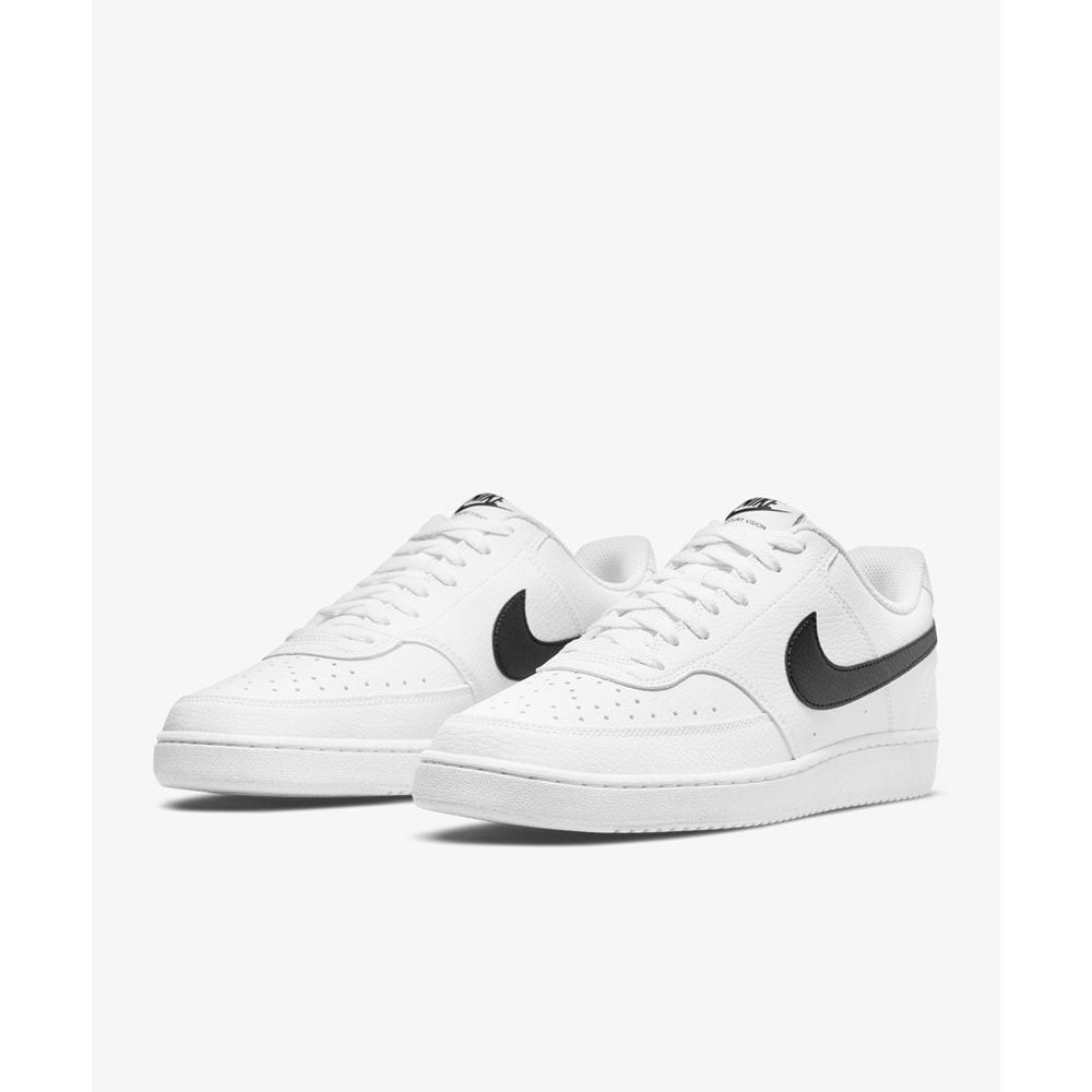 Nike Court Vision Lo NN Erkek Sneaker DH2987-101 - Beyaz-Siyah - 41