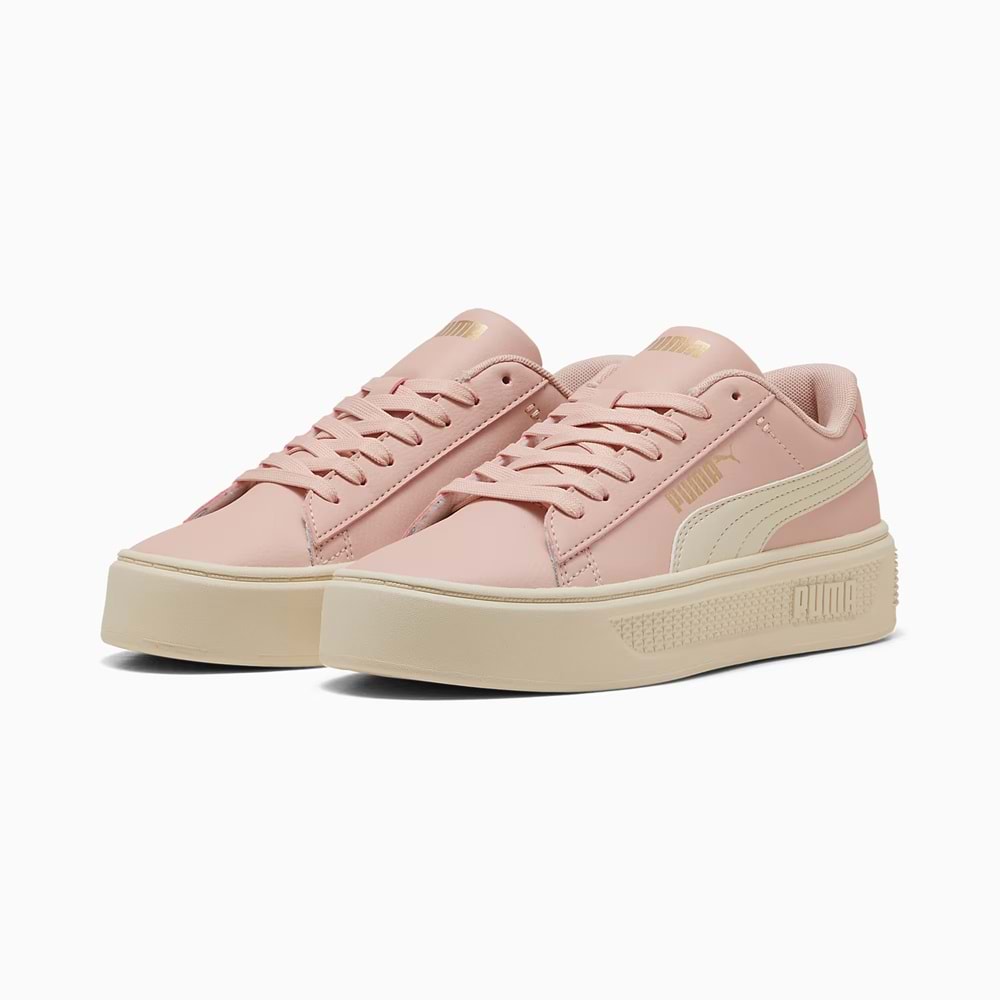 Puma Smash Platform Kadın Spor Ayakkabı 40617518 - Pudra - 40