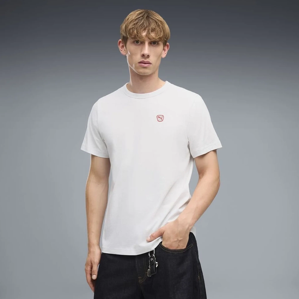 Puma Ess Elevated Erkek Tshirt 692054 61 - Beyaz - L