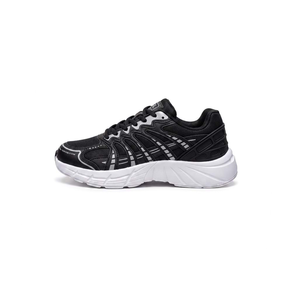 M.P Unisex Spor Ayakkabı 262-7061 - Siyah-Beyaz - 40