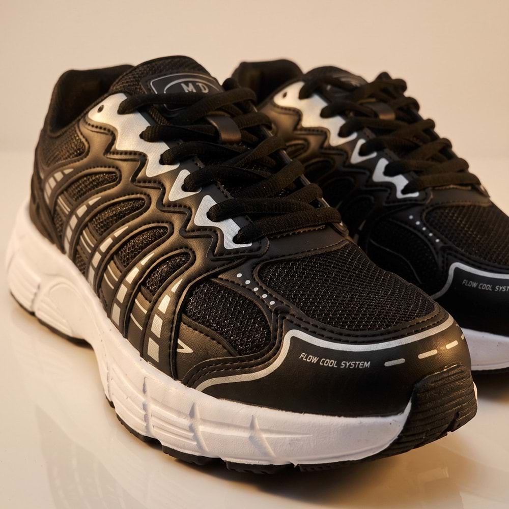 M.P Unisex Spor Ayakkabı 262-7061 - Siyah-Beyaz - 40