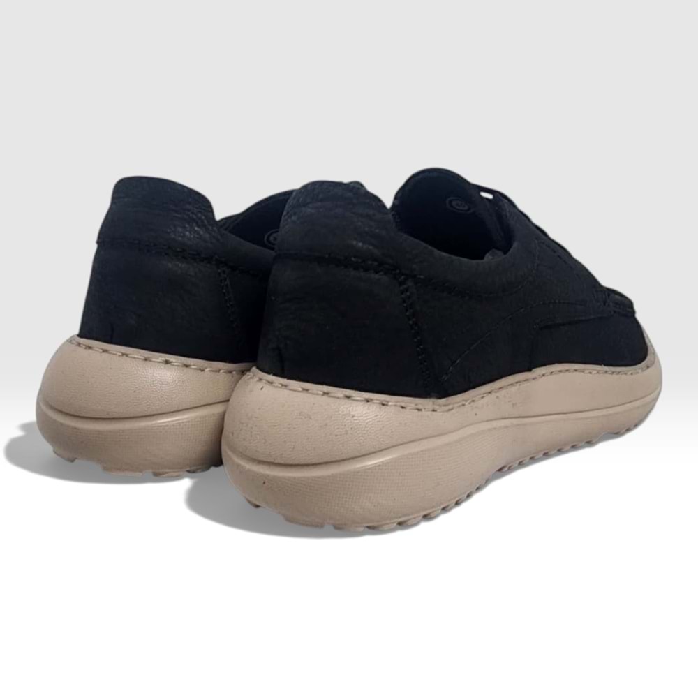 Erkek Deri Comfort Günlük Ayakkabı 270088 - Siyah - 44