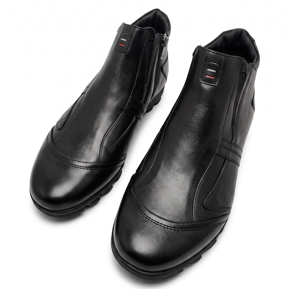 Erkek Deri Casual Bot 24113 - Siyah - 40