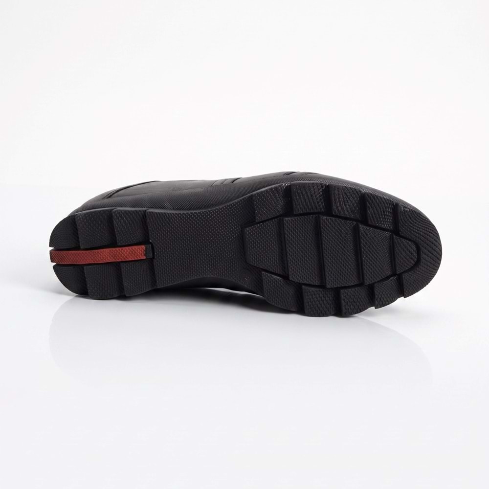 Erkek Deri Casual Bot 24113 - Siyah - 40