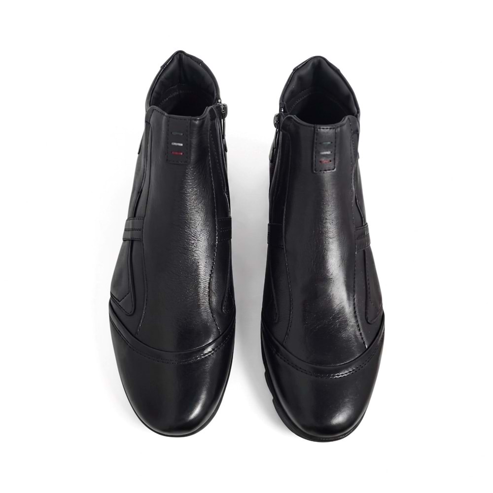 Erkek Deri Casual Bot 24113 - Siyah - 40