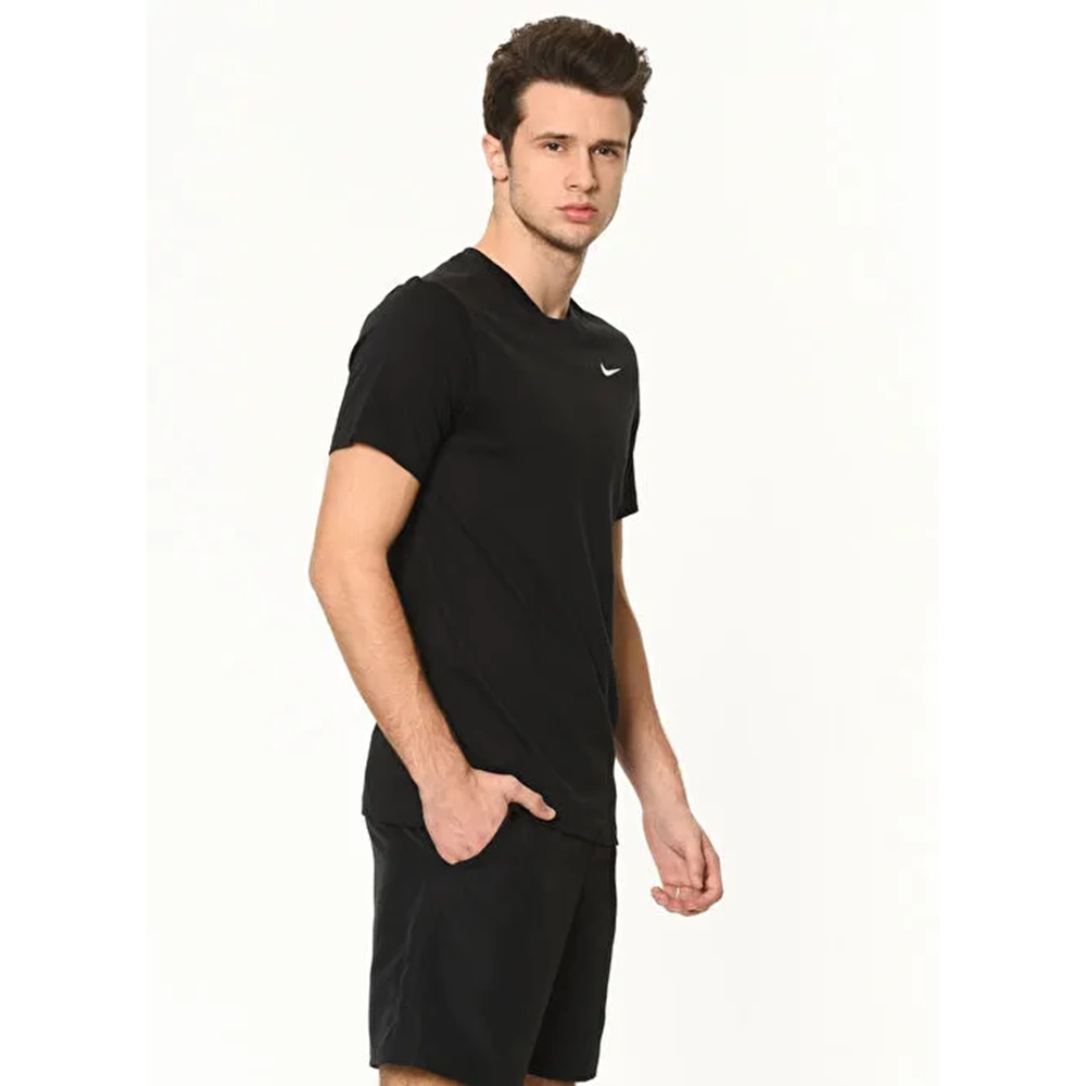 Nike Erkek Fitness Tshirt AR6029-010 - Siyah - L