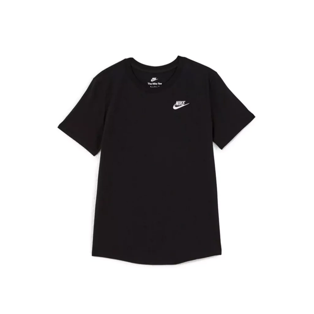 Nike Sportwear Club Unisex Tshirt DX7902-010 - Siyah - L