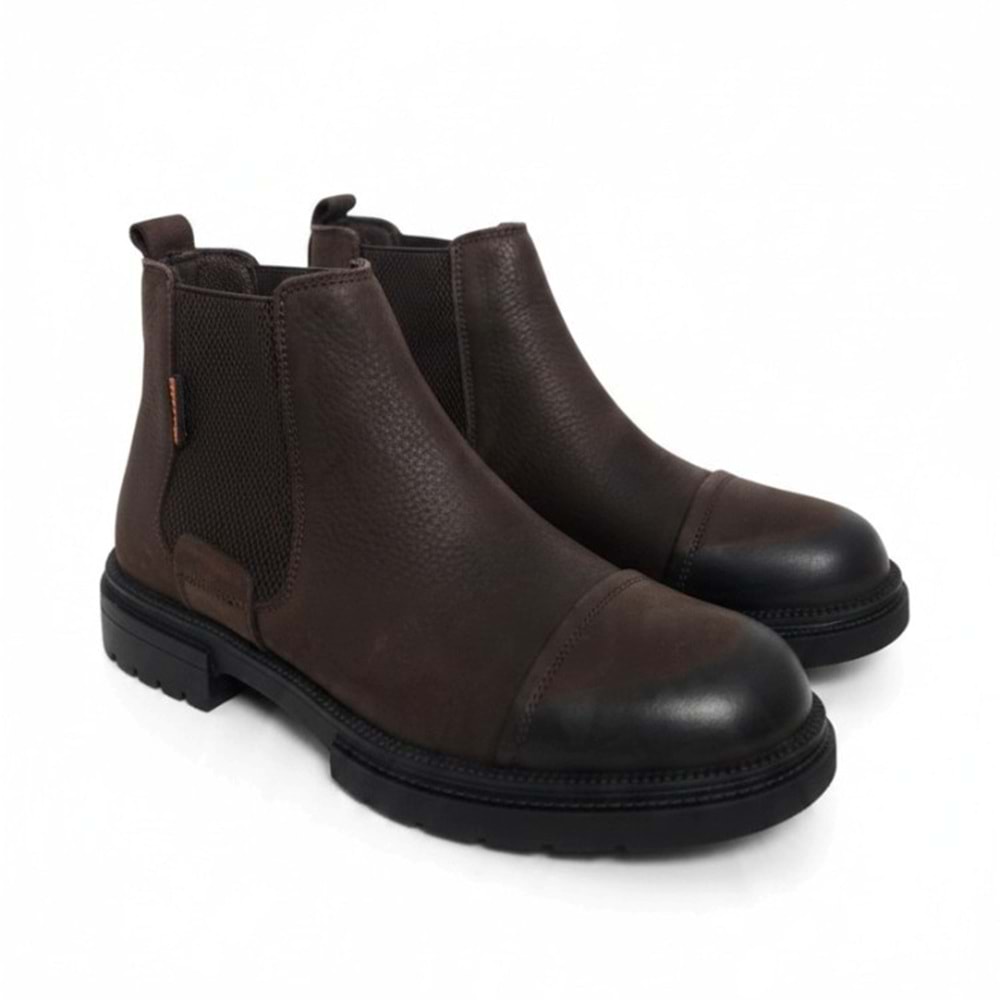 Erkek Casual Nubuk Deri Bot 270004 - Kahve - 41
