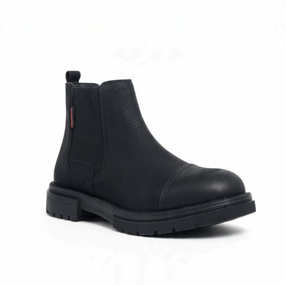 Erkek Casual Nubuk Deri Bot 270004 - Siyah - 40