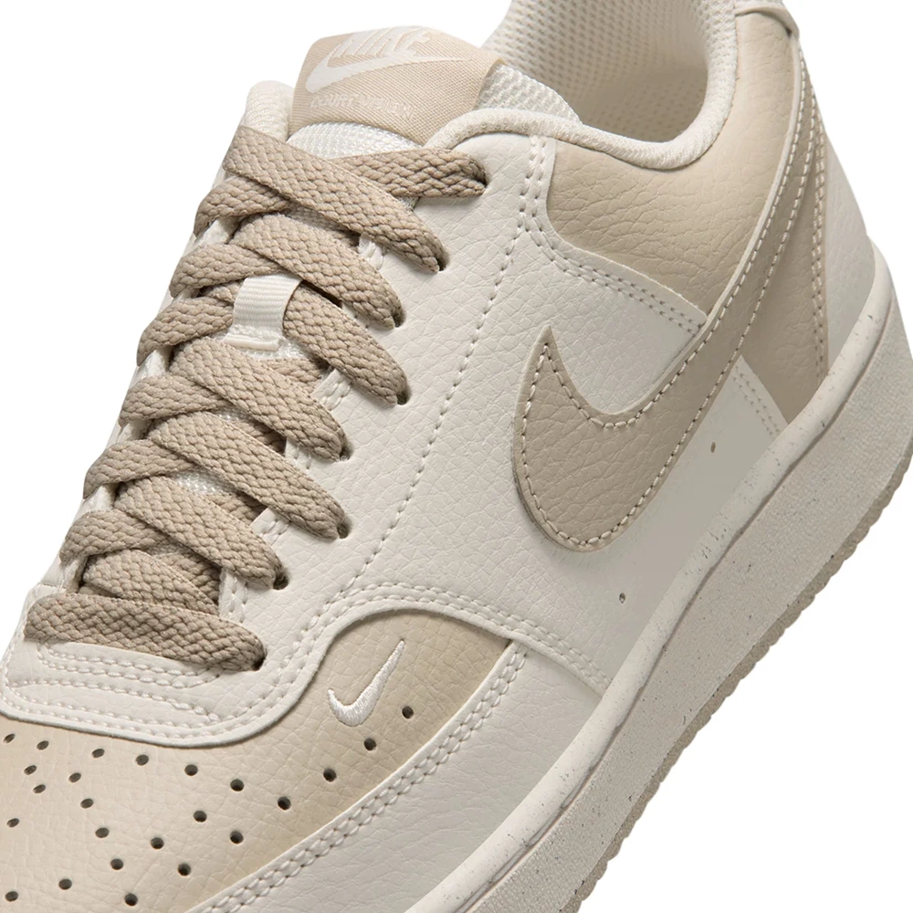 Nike Court Vision Low Next Nature Kadın Sneaker Ayakkabı FV9952-200 - Bej - 40