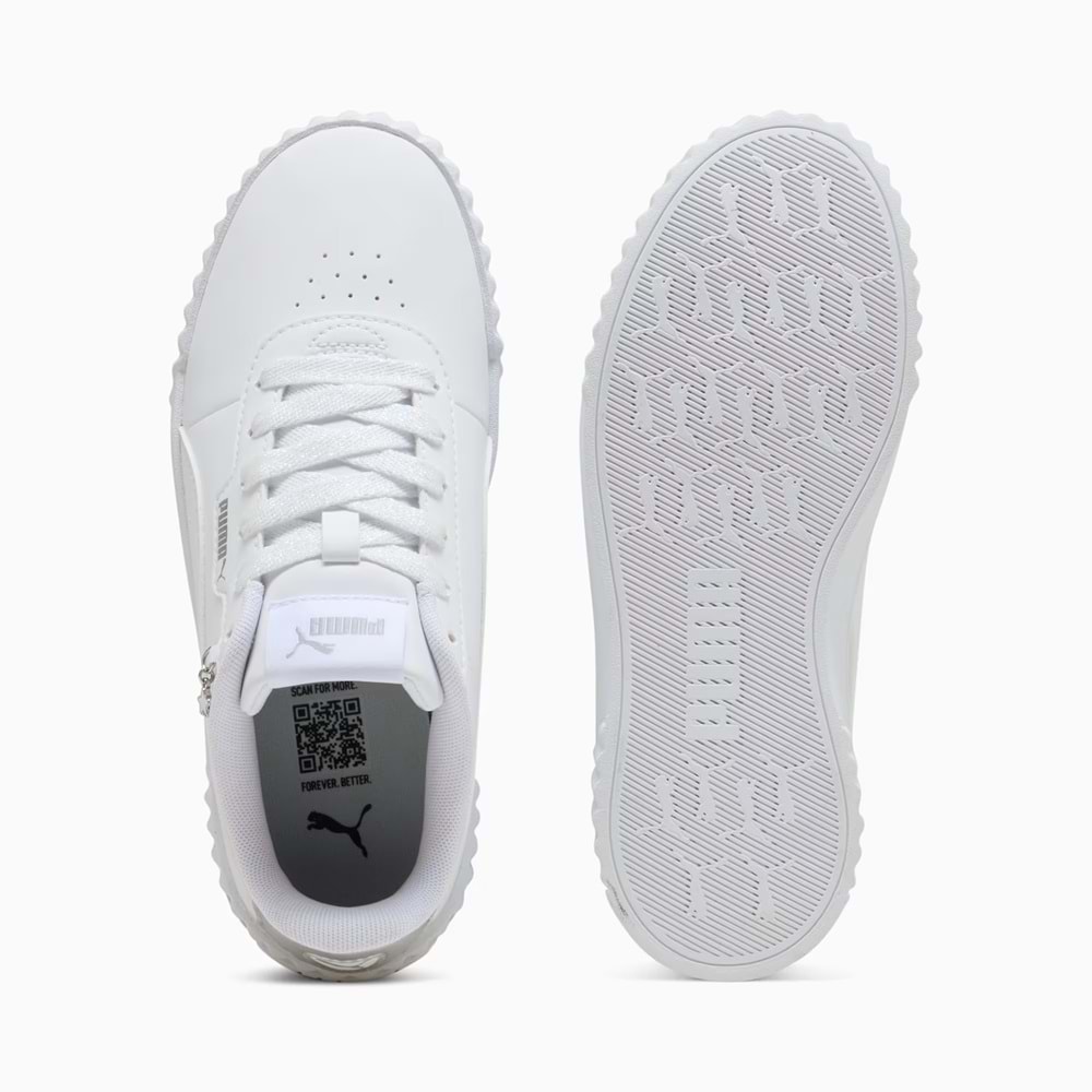 Puma Kadın Carina 3.0 Charm Sneaker 4077301 - Beyaz - 35,5