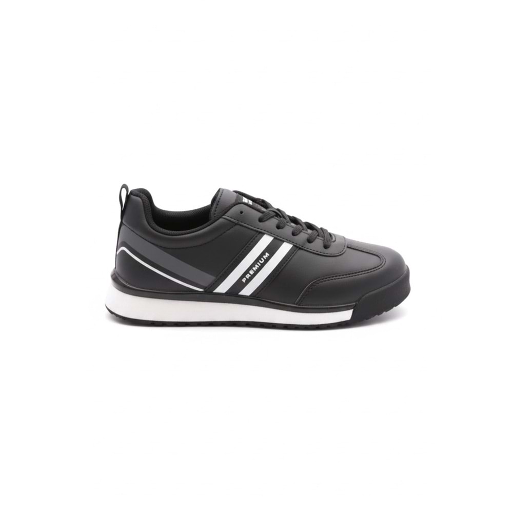 M.P Erkek Jogging Spor Ayakkabı 251-2838 - Siyah-Beyaz - 40
