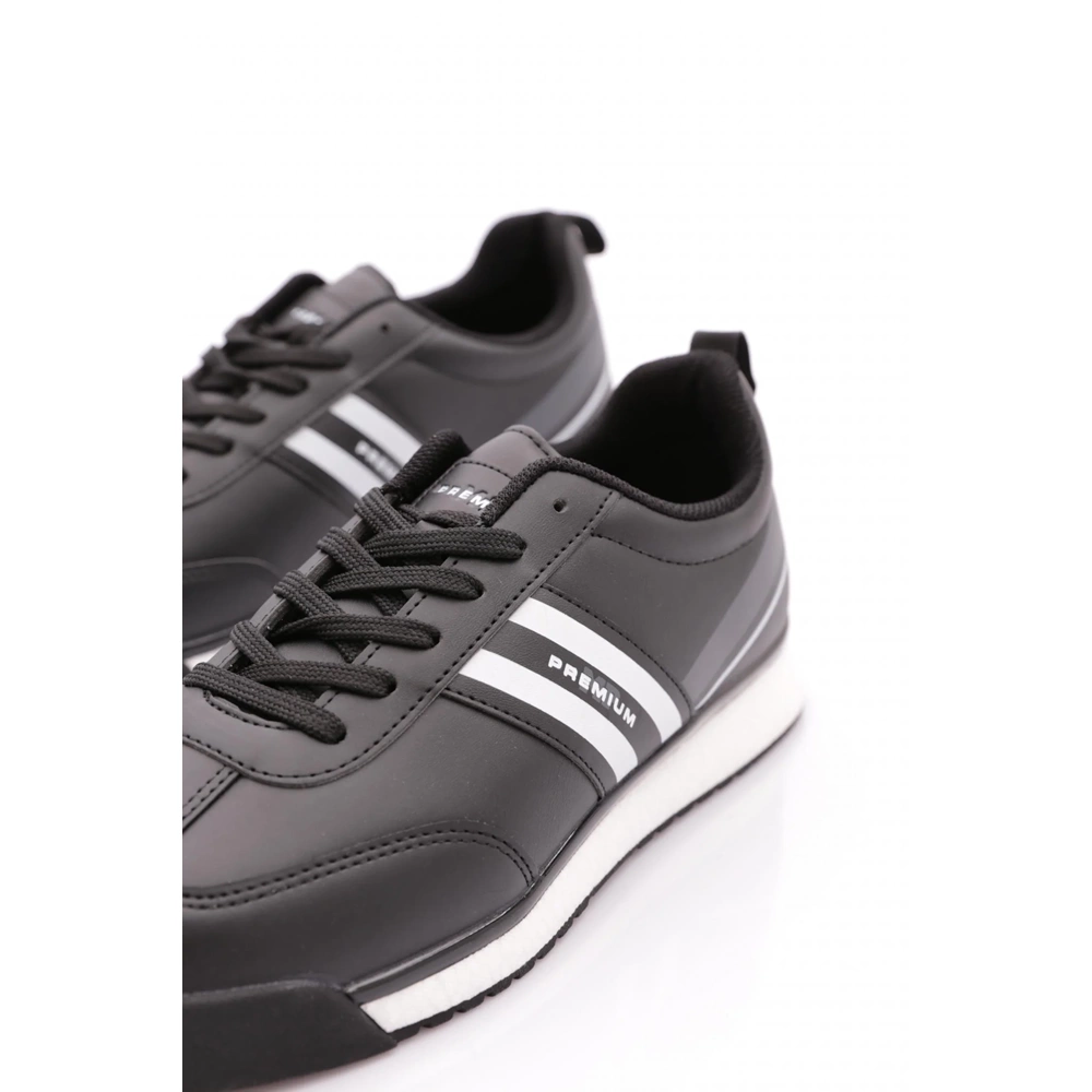 M.P Erkek Jogging Spor Ayakkabı 251-2838 - Siyah-Beyaz - 40