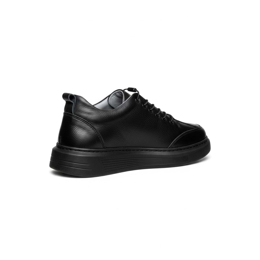 Erkek Deri Comfort Casual Ayakkabı 262-5345 - Siyah - 40
