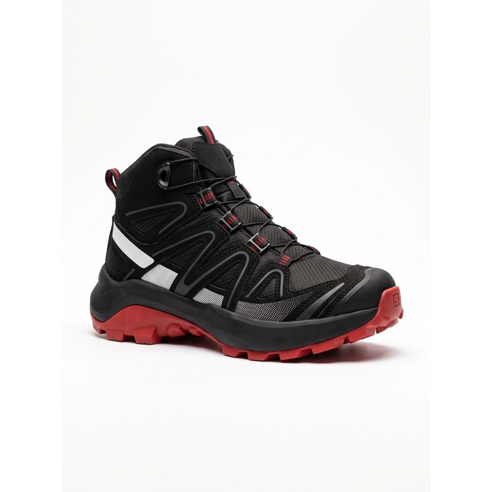 Çocuk Outdoor Bilek Makaralı Waterproof Ayakkabı 271793E-1 - Siyah-Kırmızı - 32