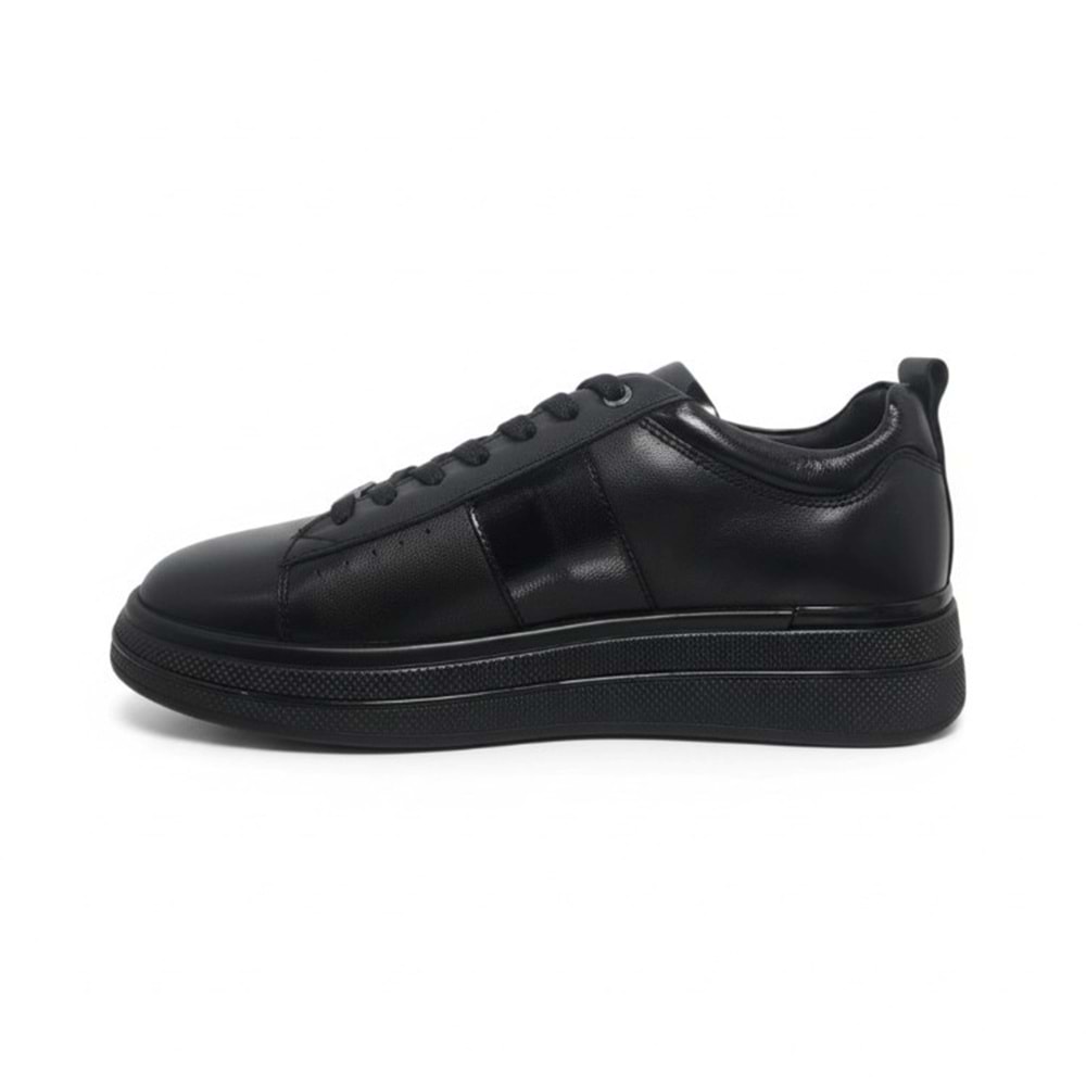 Erkek Deri Premium Casual Ayakkabı 24152 - Siyah - 40