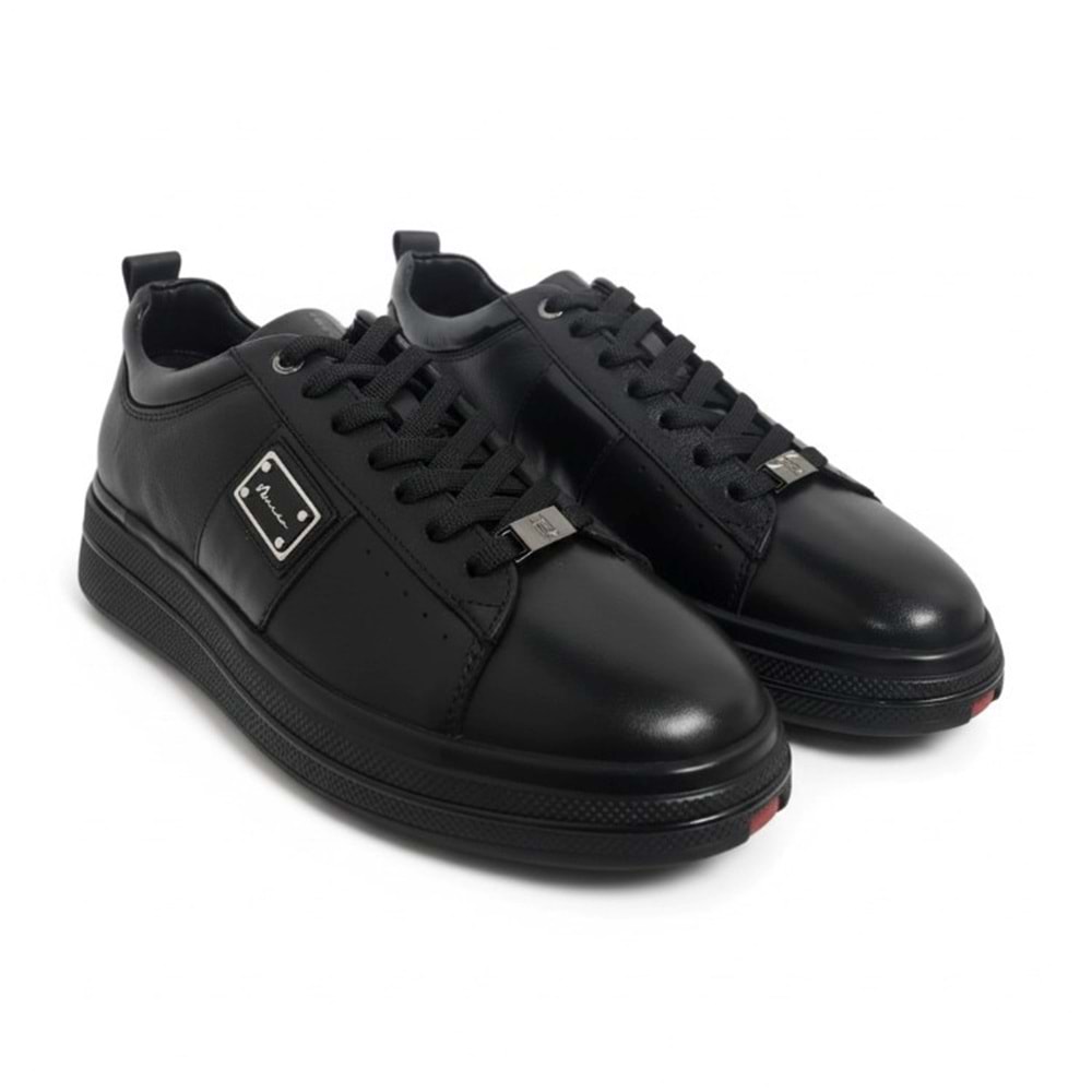 Erkek Deri Premium Casual Ayakkabı 24152 - Siyah - 40
