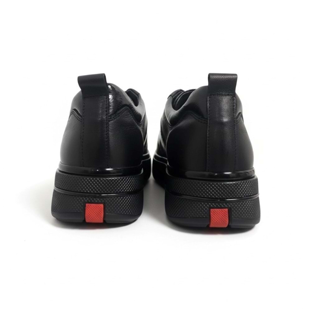 Erkek Deri Premium Casual Ayakkabı 24152 - Siyah - 40
