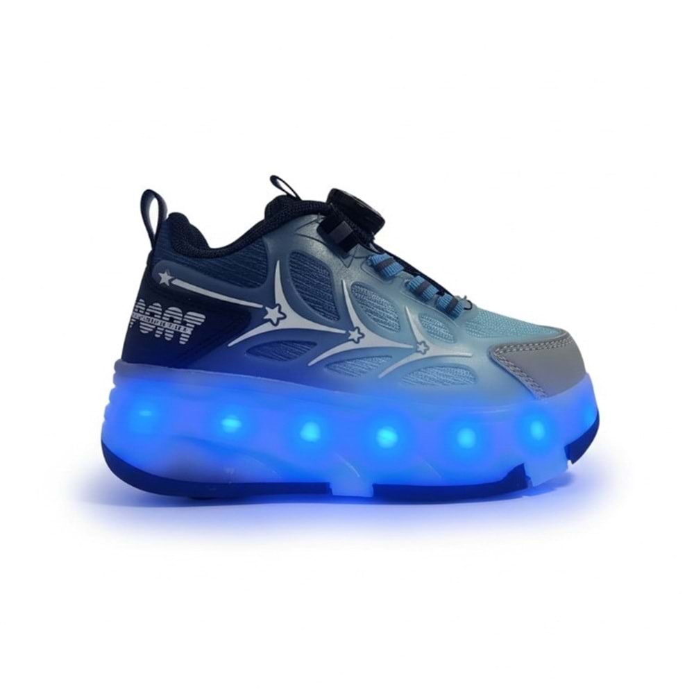 Marco Kids Fast Patenli Çocuk Spor Ayakkabı 26Y1801 - Mavi - 31