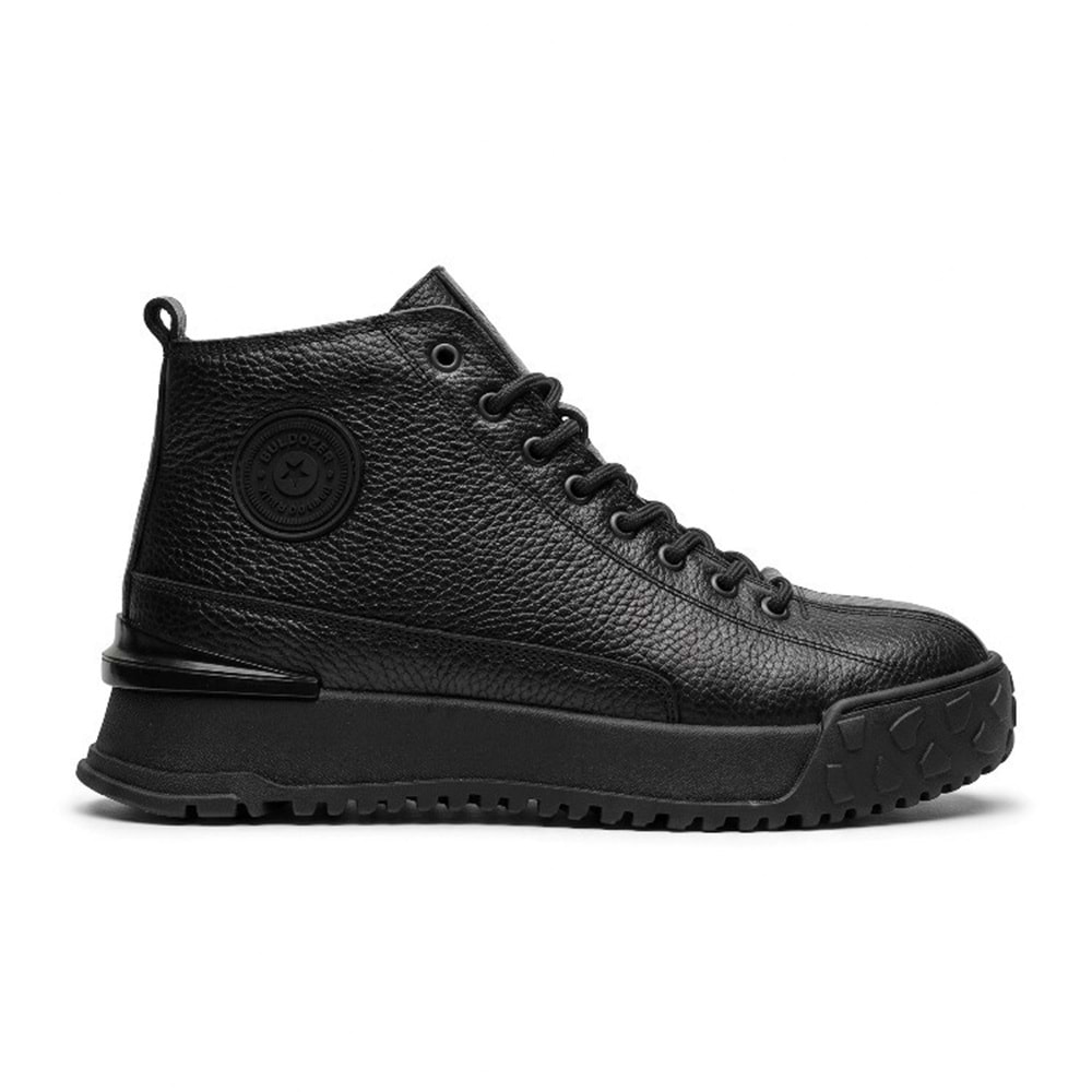 Erkek Deri Casual Bot 260014 - Siyah - 40