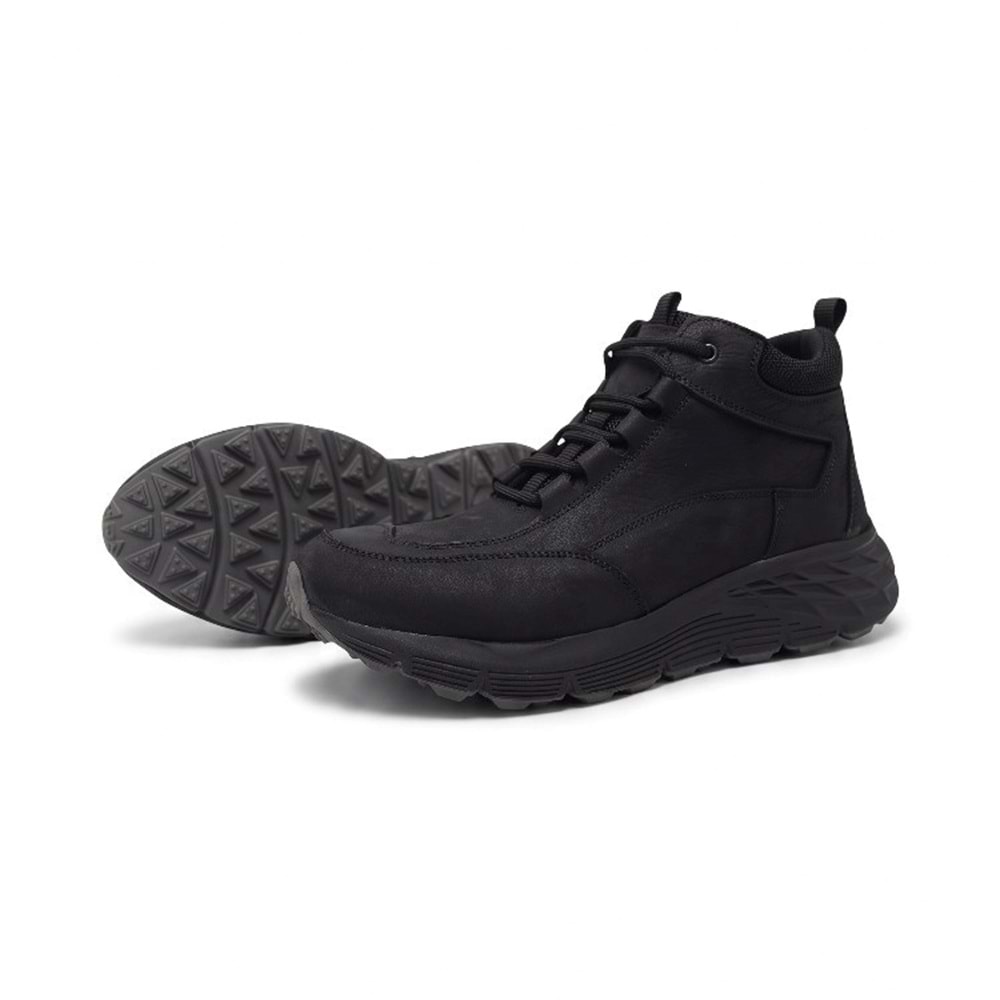 Erkek Deri Comfort Bot 250058 - Siyah - 40