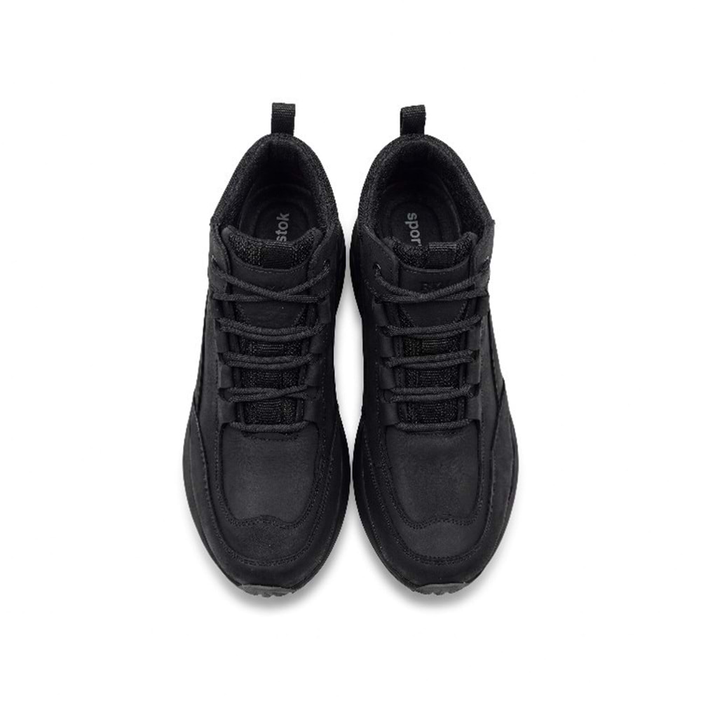 Erkek Deri Comfort Bot 250058 - Siyah - 40