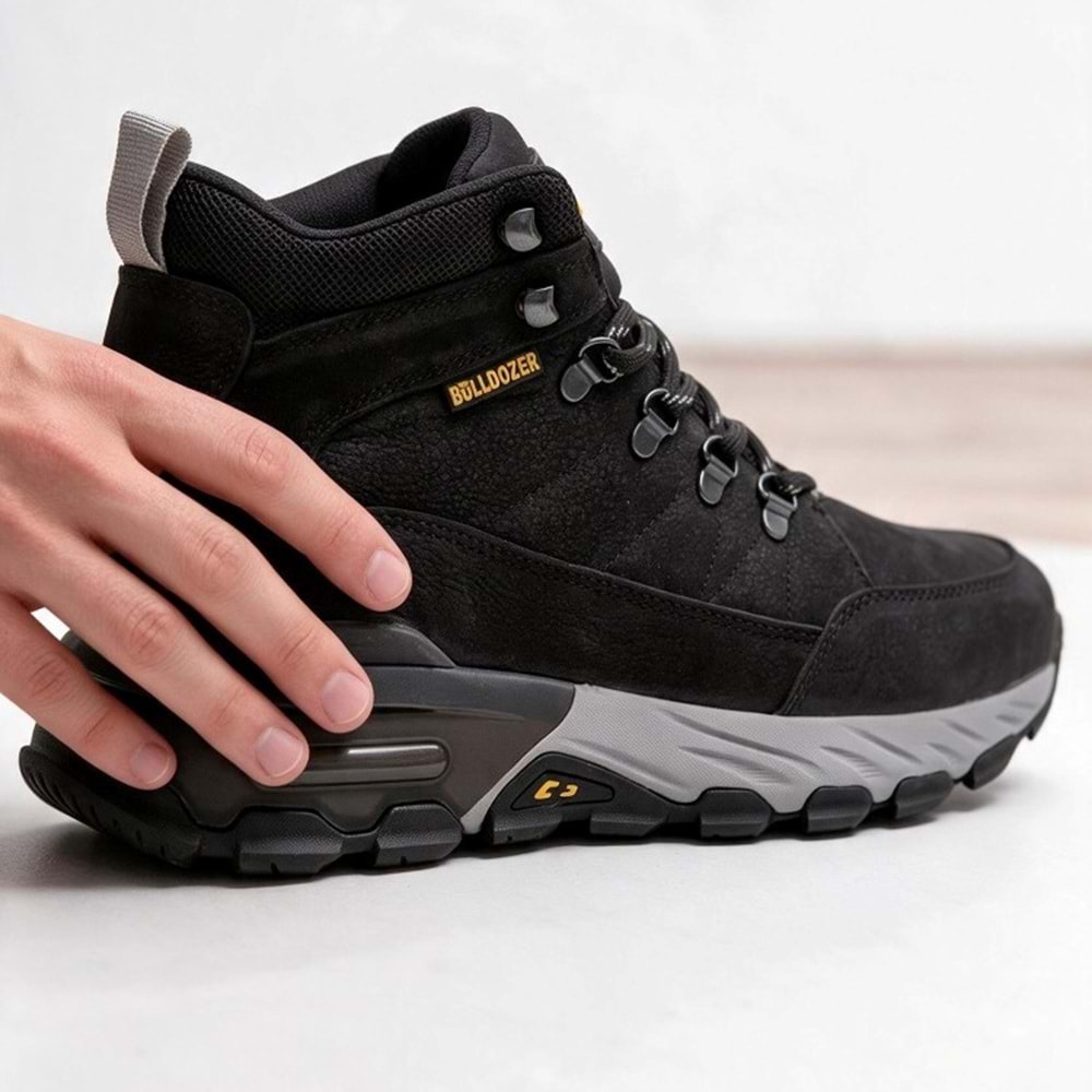 Erkek Deri Outdoor Bot 250215 - Siyah - 40