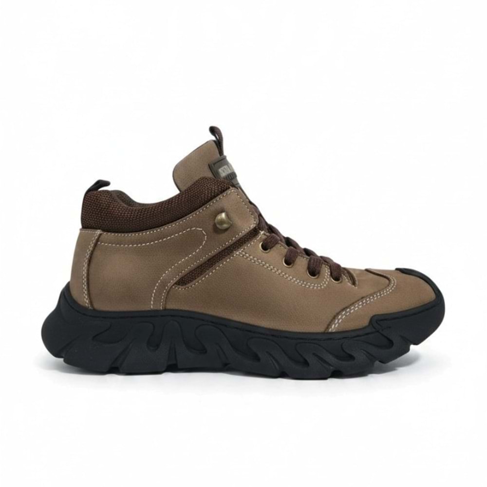 Erkek Deri Comfort Bot 230003 - Vizon - 41
