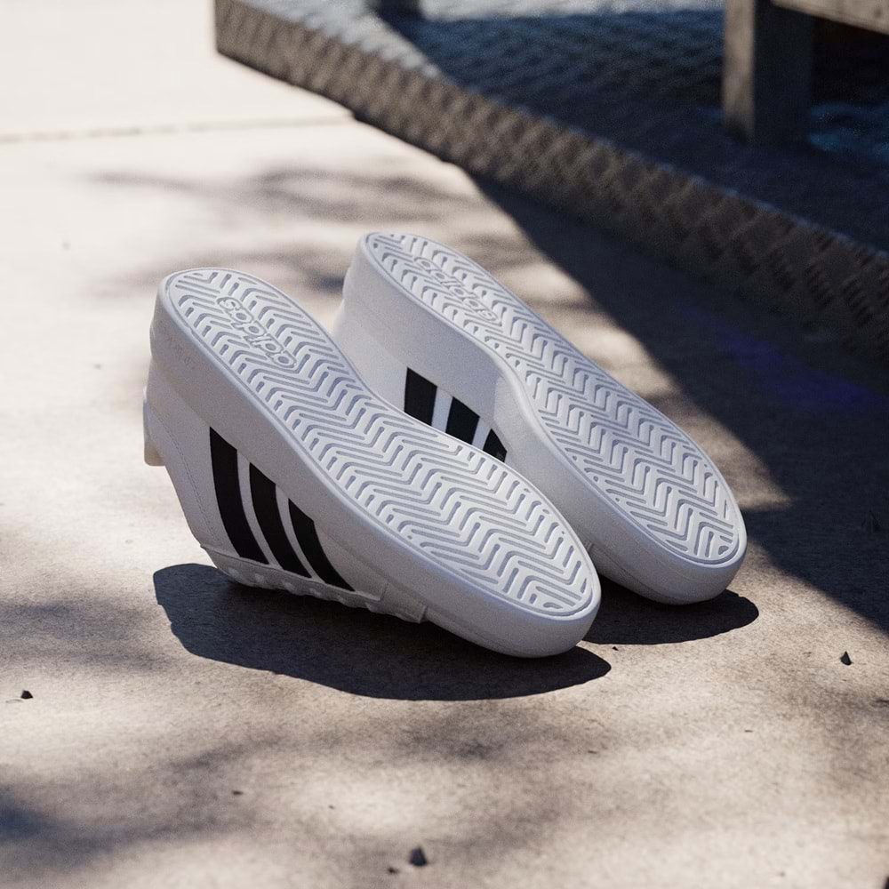 Adidas Grand Court Base 3.0 Erkek Spor Ayakkabı JR4613 - Beyaz-Siyah - 40