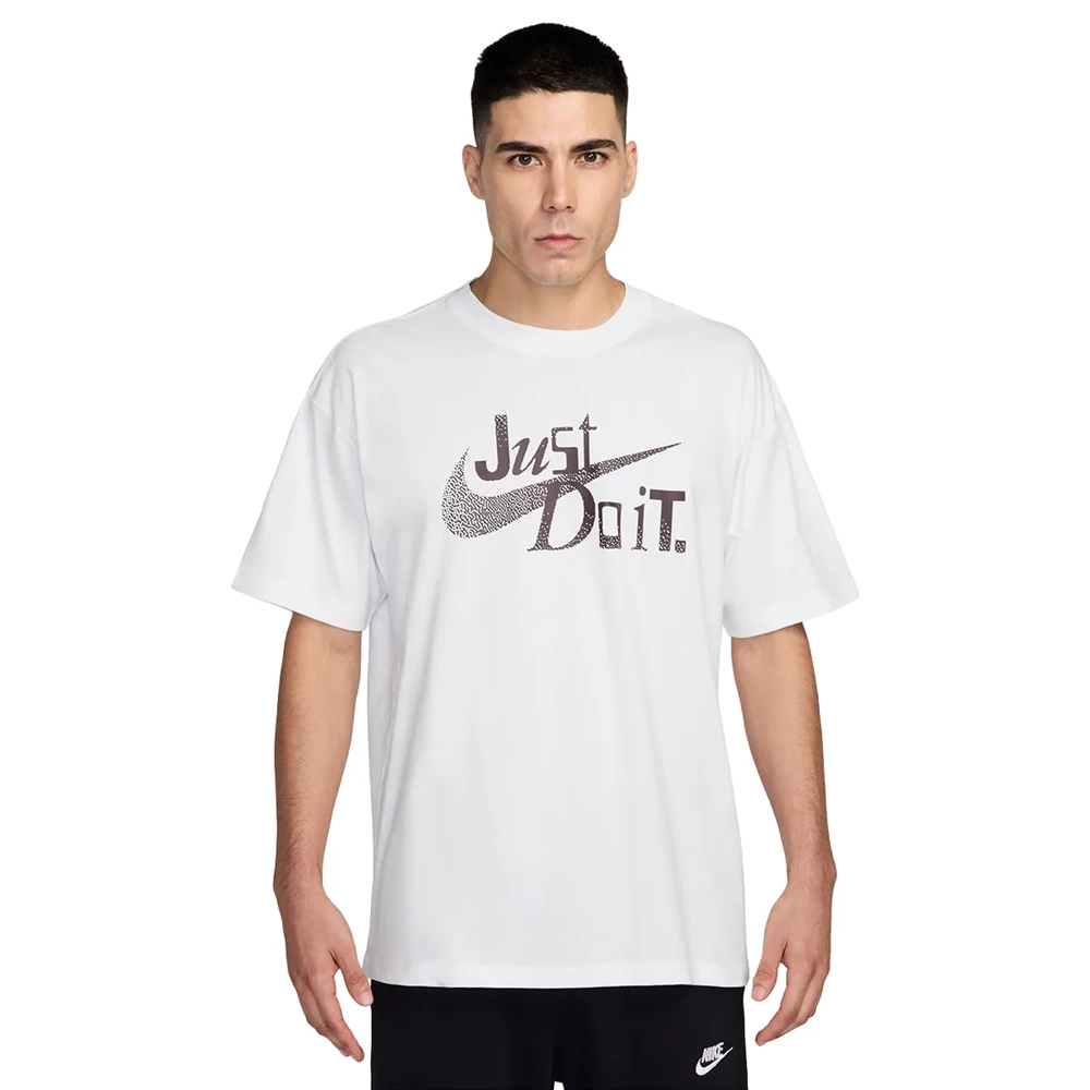 Nike Sportswear JDI Erkek Stil T-Shirt IH1375-100 - Beyaz - L