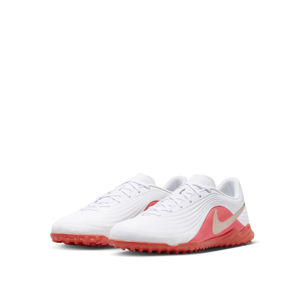 Nike Tiempo Maestro Club TF Erkek Halı Saha IB4482-100 - Beyaz-Turuncu - 40