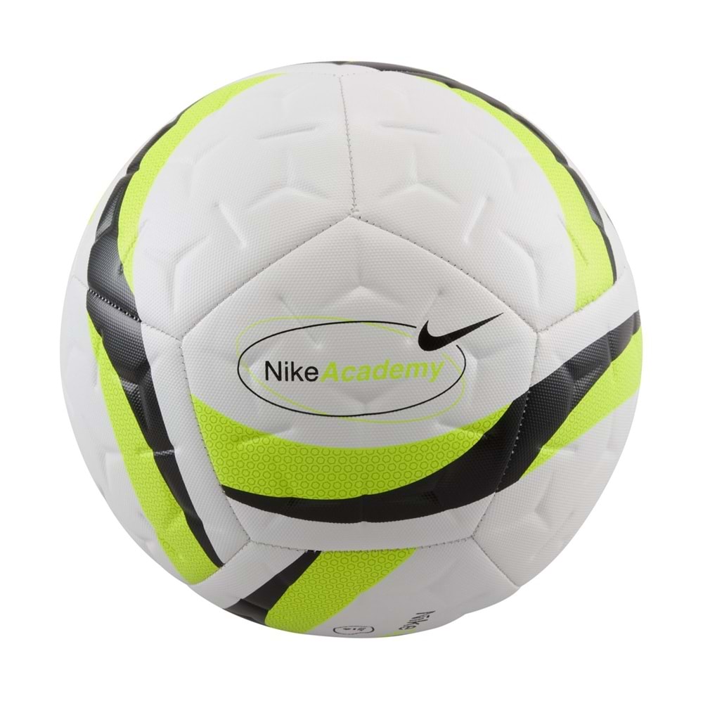Nike Academy Retail Futbol Topu HV4387-100 - Beyaz-Sarı - 4 NUMARA