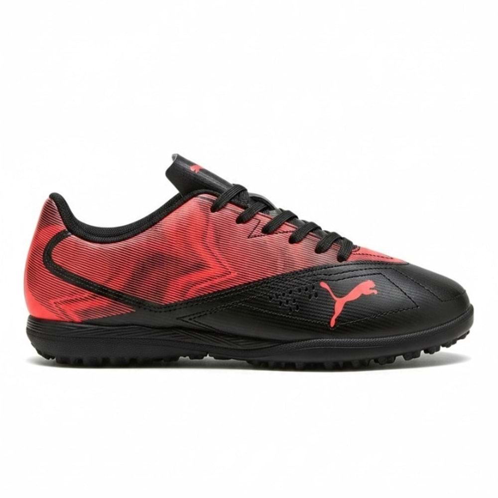 Puma Rapid TT Halı Saha Ayakkabısı 10931503 - Siyah-Kırmızı - 36