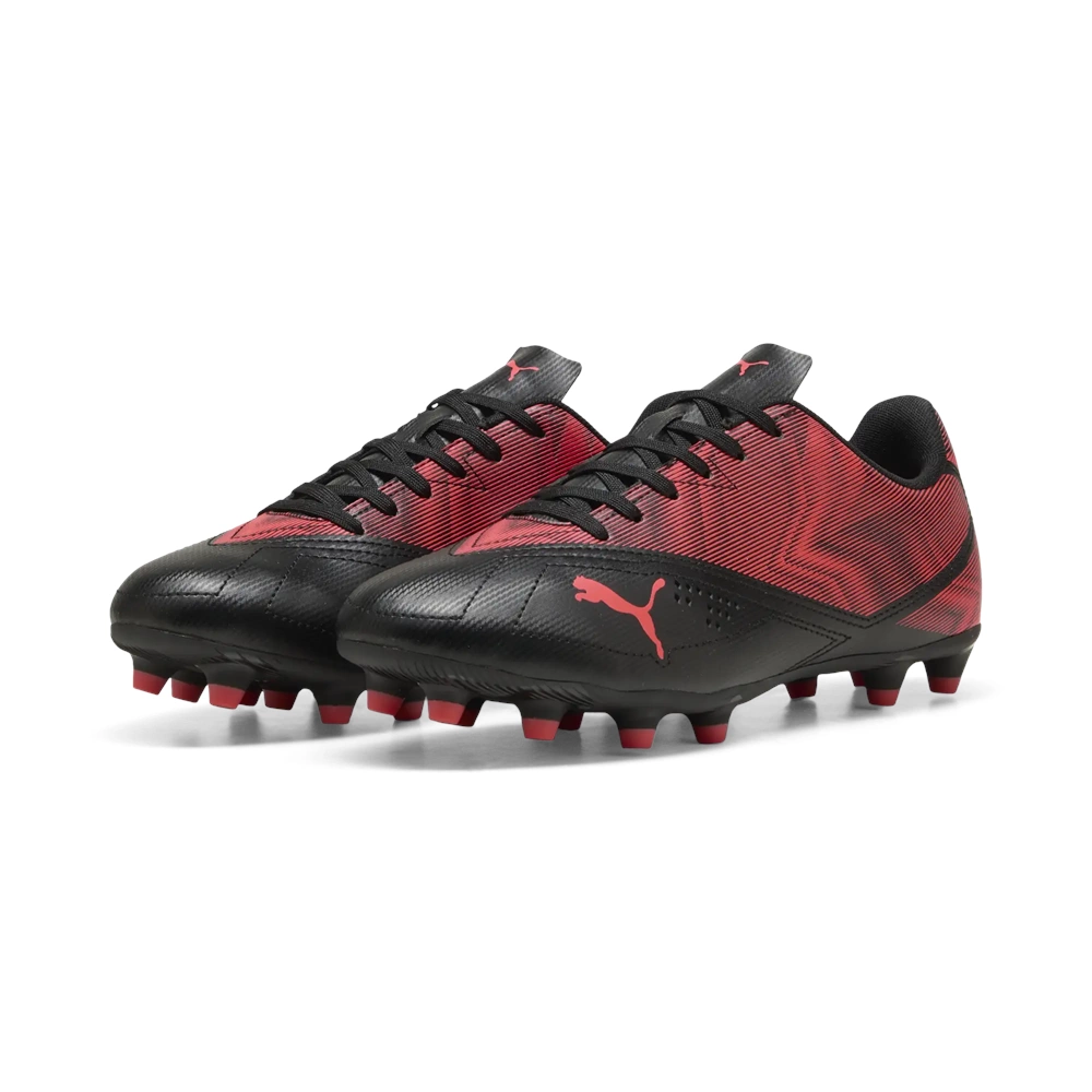 Puma Erkek Rapid FG/AG Krampon 10931103 - Siyah-Kırmızı - 40
