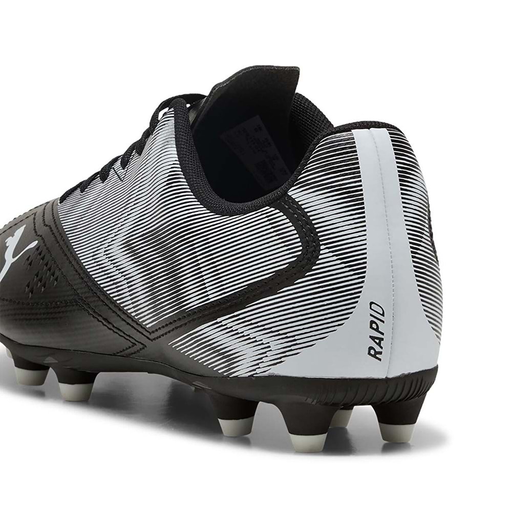 Puma Erkek Rapid FG/AG Krampon 10931104 - Siyah-Beyaz - 40