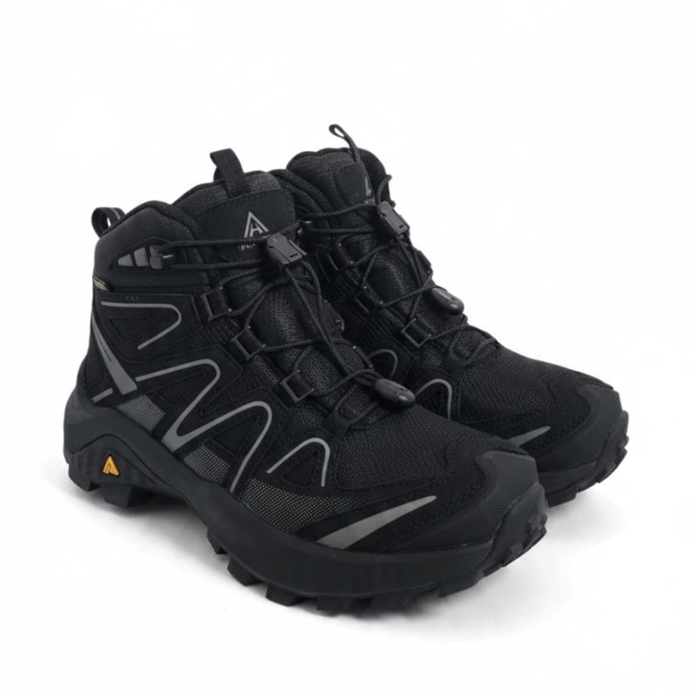 Humtto Unisex Waterproof Bot 271690B-1 - Siyah - 36