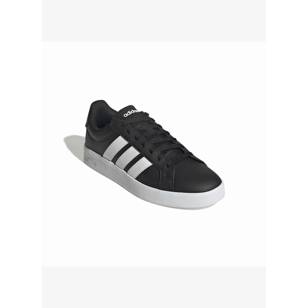 Adidas Grand Court Base 3.0 Erkek Spor Ayakkabı HQ0082 - Siyah-Beyaz - 44 2/3