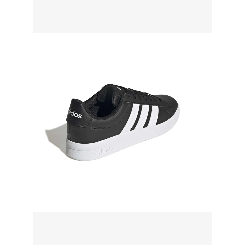Adidas Grand Court Base 3.0 Erkek Spor Ayakkabı HQ0082 - Siyah-Beyaz - 44 2/3