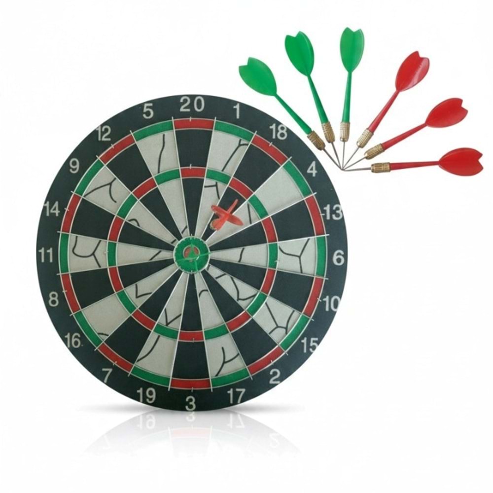 Board Dart Seti DRT-45 - Siyah - STANDART